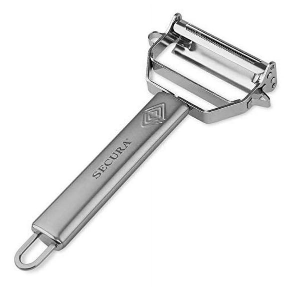 Secura Premium Ultra Sharp Stainless Steel Vegetable Julienne Peeler for Potato Apple