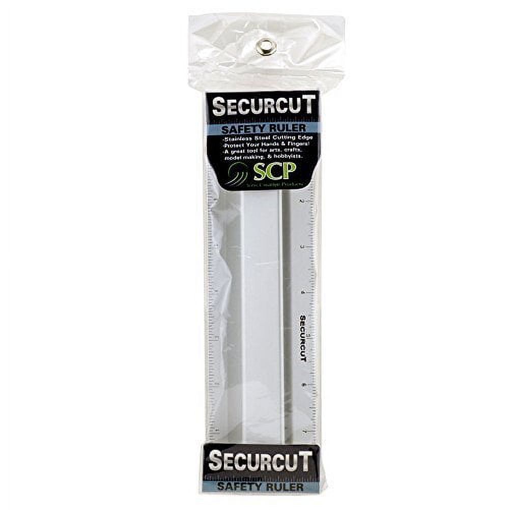 Securcut 8.25 Inch Safety Ruler - Walmart.com