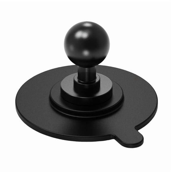 Secure 17mm Ballhead Aluminum Alloy Suction Cup Mount for Sports Cameras Multi Surfaces Strong Adhesive Base