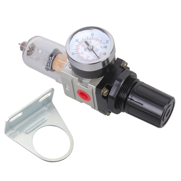 Secure Air Filter Regulator Combo with Gauges Air Compressor Accessories for Sprays Painting & Automotive Repair Tasks