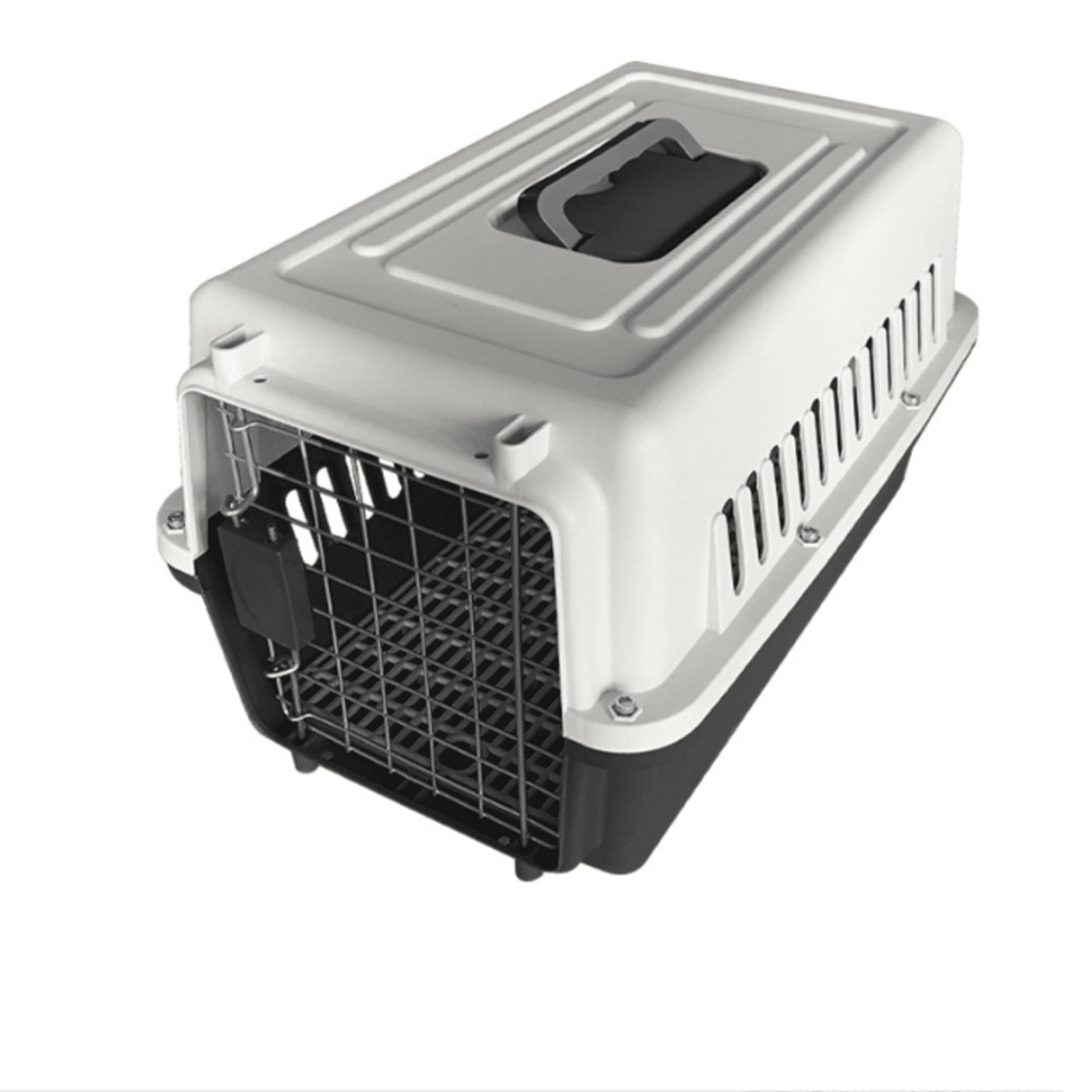 Secure Airline Travel Kennel | Medium Dog Crate 20-30 lbs | Escape-Proof with Ventilation | Leak-Proof & Easy Clean | 23.2x14.9x8.2 Inch Pet Carrier