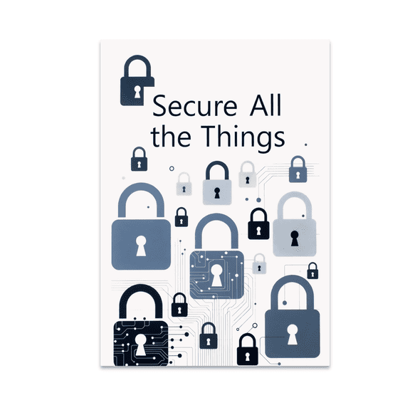 Secure All the Things - Cybersecurity Awareness Decor - 13x19 Poster Print