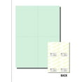 thumbnail image 1 of Secure Business Form Laser-Print Paper w Vrt & Hrz Perforations, Green 24-lb, 8.5" x 11" (SGP-24) - 500 Sheets, 1 of 1