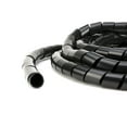 thumbnail image 1 of Secure Cable Ties 1/8 Inch Black Polyethylene Spiral Wrap - 50 Feet, 1 of 3