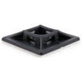 thumbnail image 1 of Secure Cable Ties 1 Inch Black Square Adhesive Tie Mount - 100 Pack, 1 of 4