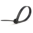 thumbnail image 1 of Secure Cable Ties 10x300mm Black Nylon Stainless Steel Barb Inlay Cable Tie - 100 Pack, 1 of 2