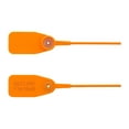 thumbnail image 1 of Secure Cable Ties 12 1/2 Inch Standard Orange Pull Tight Plastic Seal with Steel Locking Piece - 100 Pack, 1 of 4