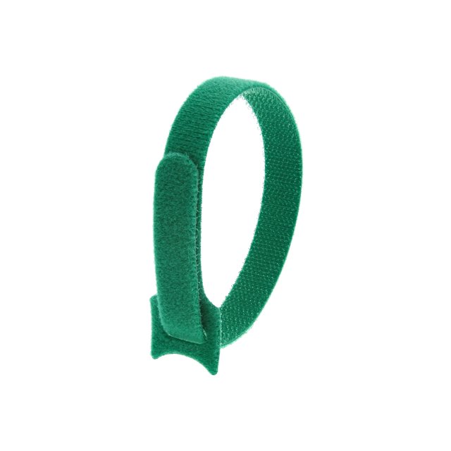 Loop Hook Pos Secure Cable Ties 12 Inch Green Hook and Loop Tie Wrap - 10 Pack ...