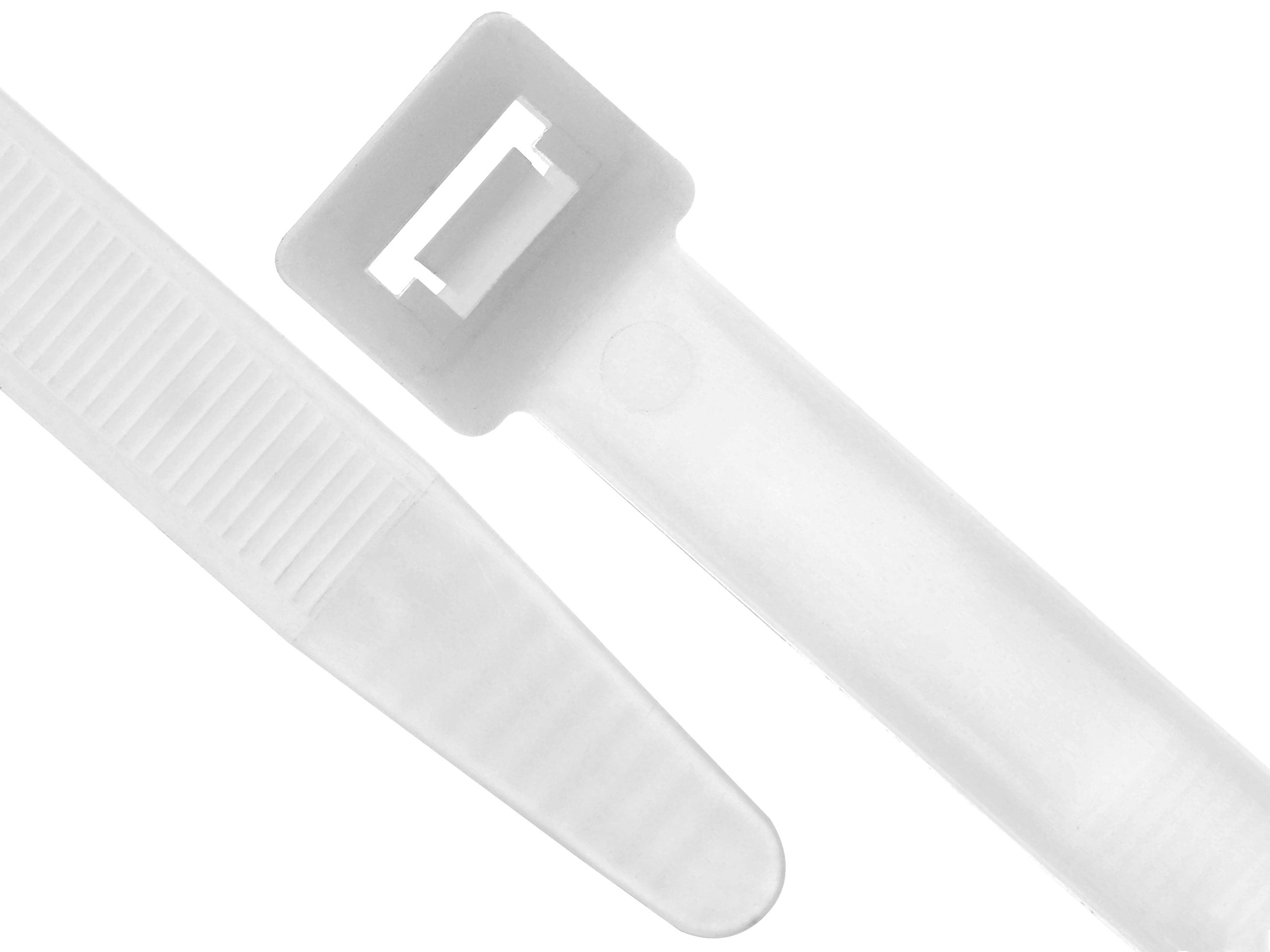 Secure Cable Ties 15 Inch Natural Extra Heavy Duty Cable Tie - 100 Pack
