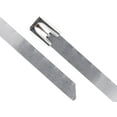 thumbnail image 1 of Secure Cable Ties 18 Inch Heavy Duty Stainless Steel Cable Tie - 100 Pack, 1 of 5