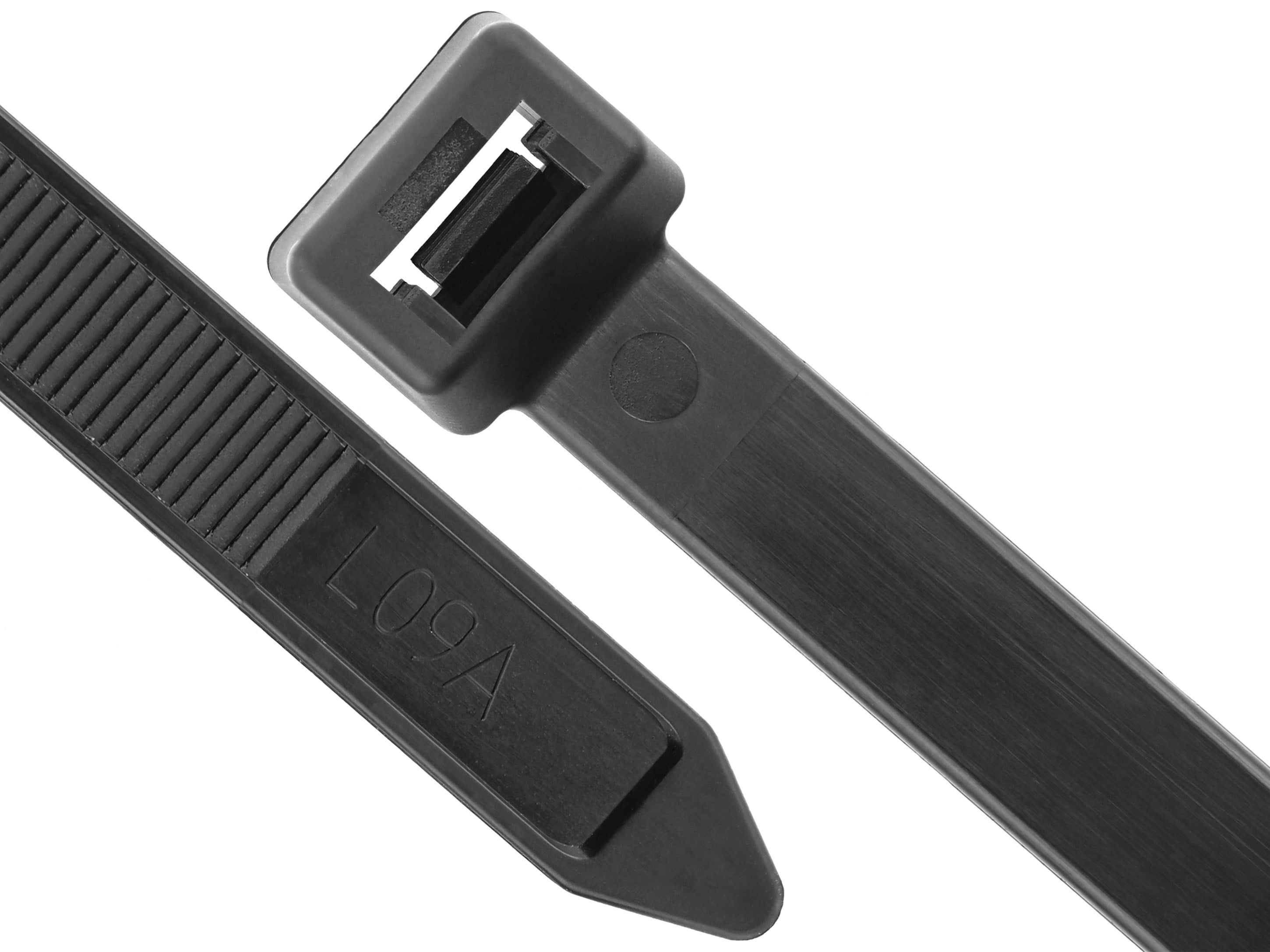 Secure Cable Ties 21 Inch Black UV Extra Heavy Duty Cable Tie - 100 Pack