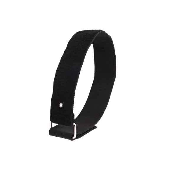 Secure Cable Ties 24 x 2 Inch Heavy Duty Black Cinch Strap with Eyelet - 5 Pack