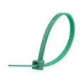 thumbnail image 1 of Secure Cable Ties 4 Inch Green Miniature Nylon Cable Tie - 100 Pack, 1 of 5