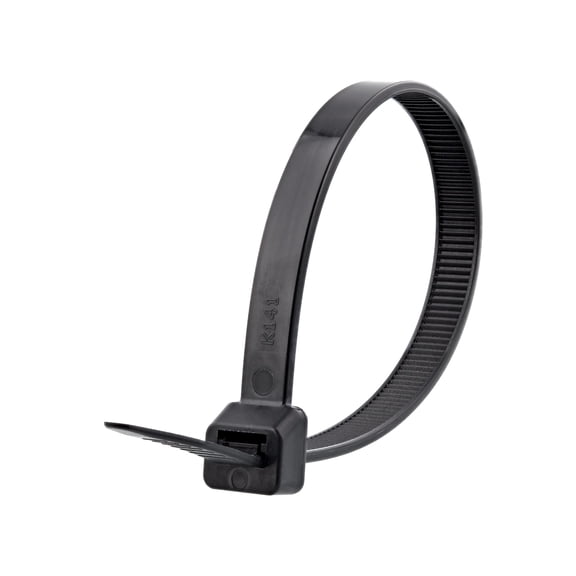 Secure Cable Ties 8 Inch Black UV Heavy Duty Cable Tie - 1000 Pack