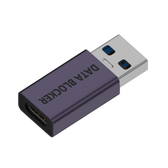 Secure Charging Adapter Data Transfer Prevention Lightweight Pocket Size for Public USB Port Devices Travel Essential