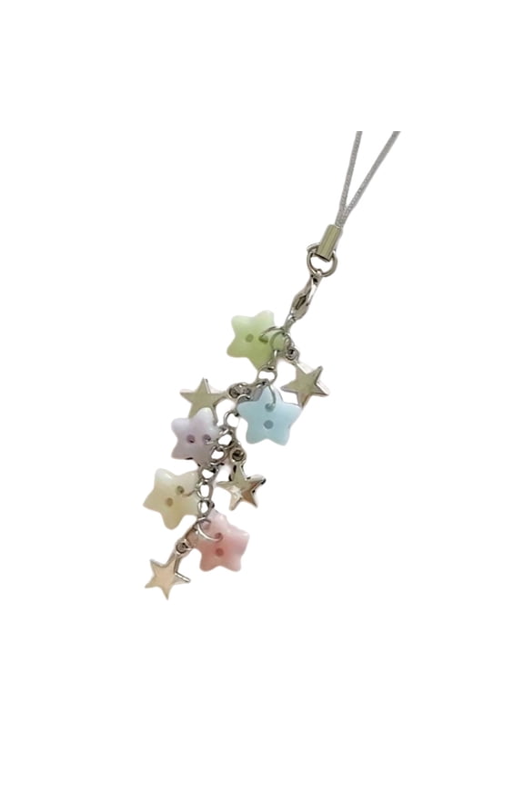 Secure Clasp Beaded Mobile Charm Star Designs for Everyday Use