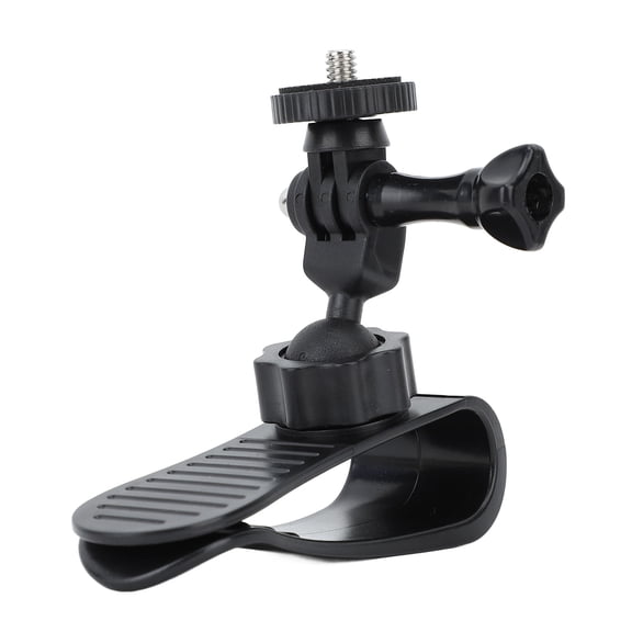 Secure Clip,On Sun Visor Mount, 360 Rotation, Fits Most Cameras Smartphones