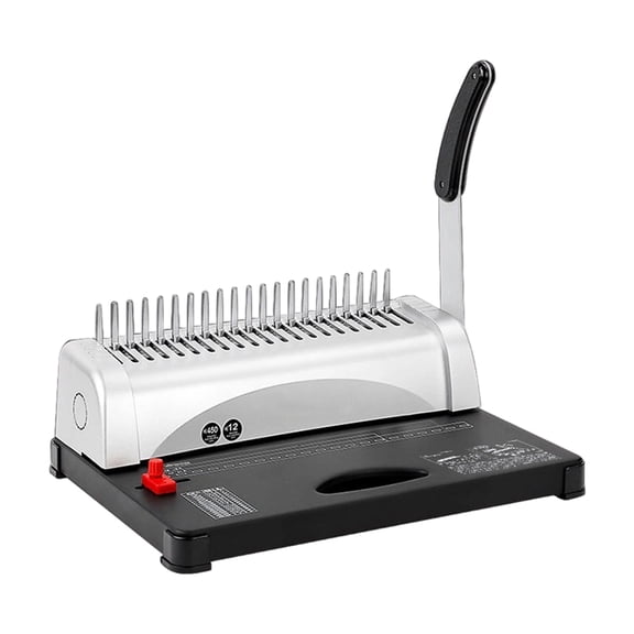 Secure Comb Binding Systems Featuring 21 Hole Design and Not Slip Base for Stable Document Handling During Professional Binding Operations
