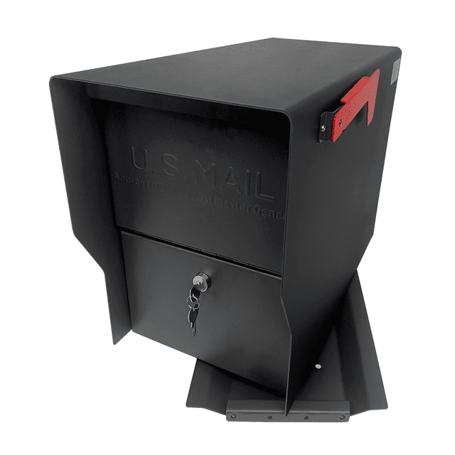 Simple Locking Mail Box Secure Curbside Locking Mailbox for Packages, Black - Walmart Business ...