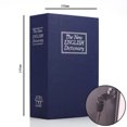 Secure Dictionary Mini Book Safe Lock Box for Cash Money Coin Jewelry