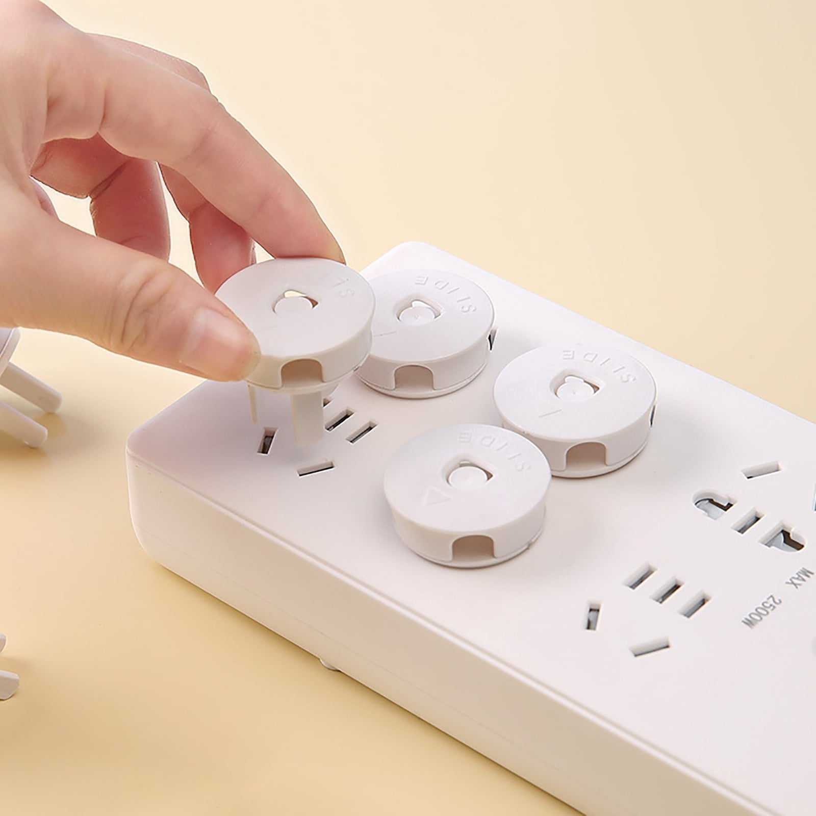 Secure Electric Plug Protectors Sturdy Childproof Socket Covers For