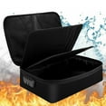 Secure Fireproof Document Storage Box with Lock Waterproof & Safe