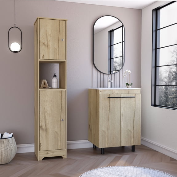 Secure Fit - Bathroom Furniture Set with Reliable Interlocking