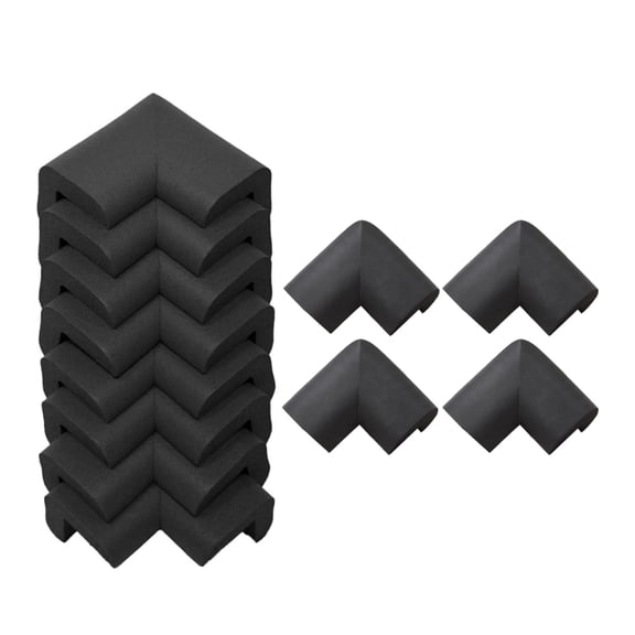 Secure-Fit Foam Corner Protectors for Fragile Items, 24-Count Edge Guards to Prevent Chips and Dents on Framed Art, Glass, Mirrors and TVs During Transport