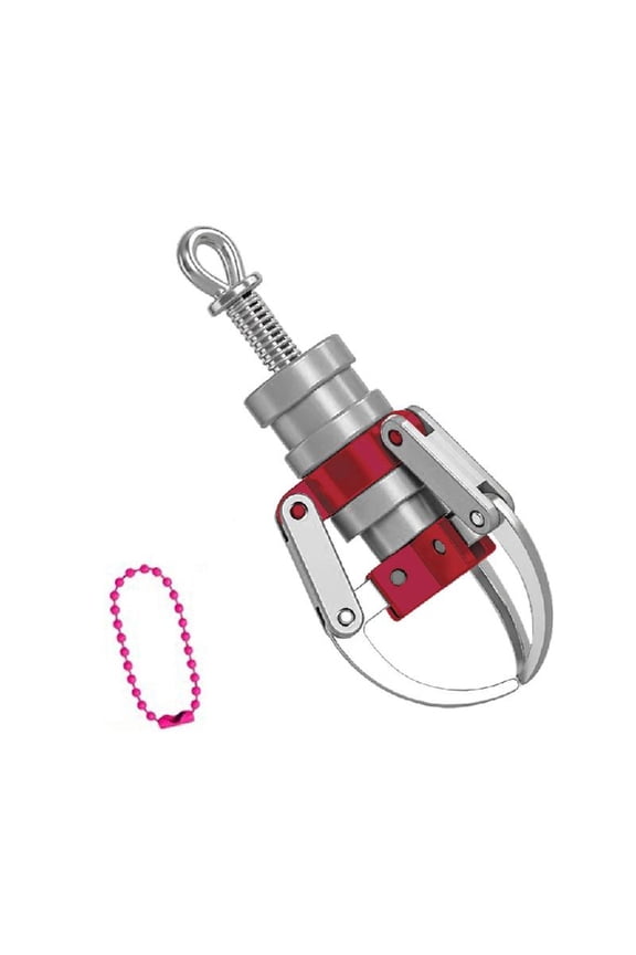 Secure Grip Mini Claw Keychain Toy Doll Machine Grab-clip For Key Or Backpacks