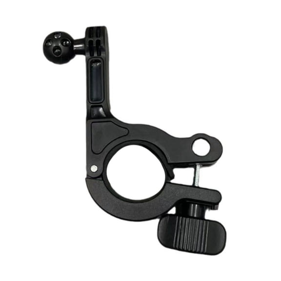 Secure Handlebar Mounting Clamp with 17mm Ball Head Adapter Suitable for Bike Motorcycle Action Camera and Phone Holders