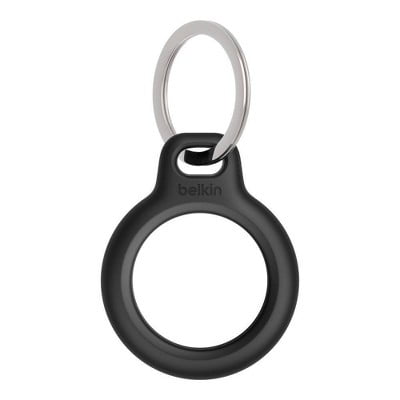Secure Holder with Key Ring for AirTag