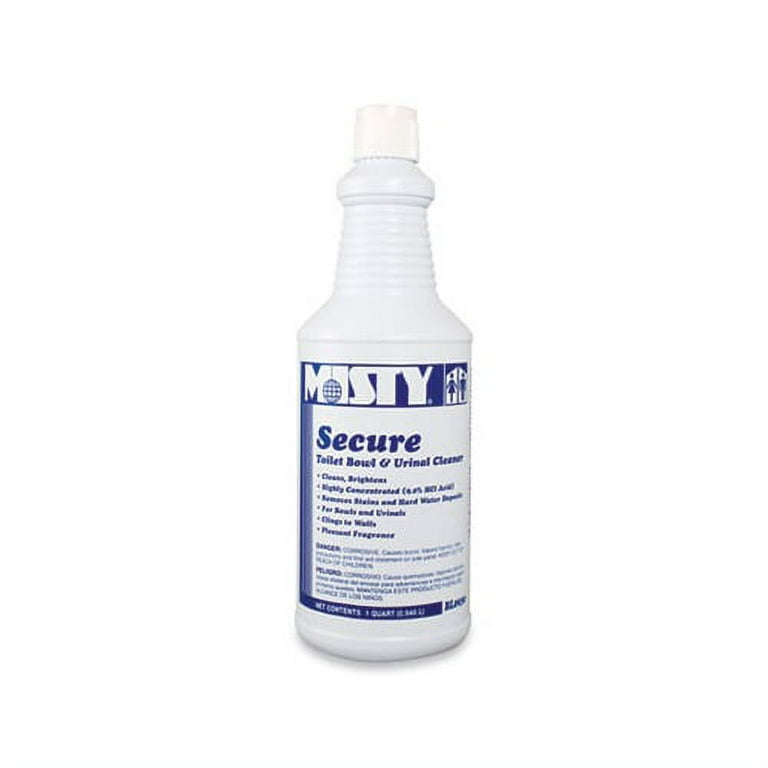 Secure Hydrochloric Acid Bowl Cleaner, Mint Scent, 32oz Bottle, 12/Carton Secure Hydrochloric Acid Bowl Cleaner, Mint Scent, 32oz Bottle, 12/Carton