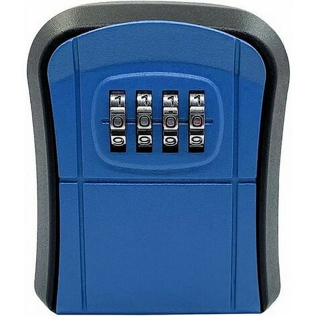 Secure Key Box, Code Box for Keys, Key Safe, 4-Digit Lockable Box, Wall ...