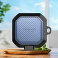 thumbnail image 1 of Secure Lock Clear Case Design for Galaxy Buds FE (2023)/ Galaxy Buds2 Pro Case (2022)/Galaxy Buds Pro (2021)/Galaxy Buds 2 (2021)/Galaxy Buds Live (2020) Carbon Fiber Case,Black Blue, 1 of 11