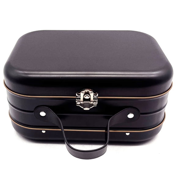 Secure Locking Metal Storage Box Portable Design Tinplate Container For Household Items And Decorative Storage