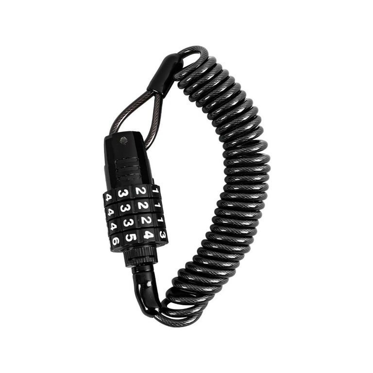 Secure Motorcycle Helmet Lock and Bike Cable Lock Lightweight