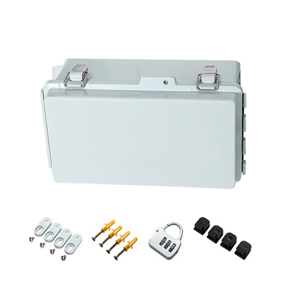 Secure Outdoor Power Junctions Case Waterproof With Lock and Sturdy ABS Materials Construction Easy Installion Designs