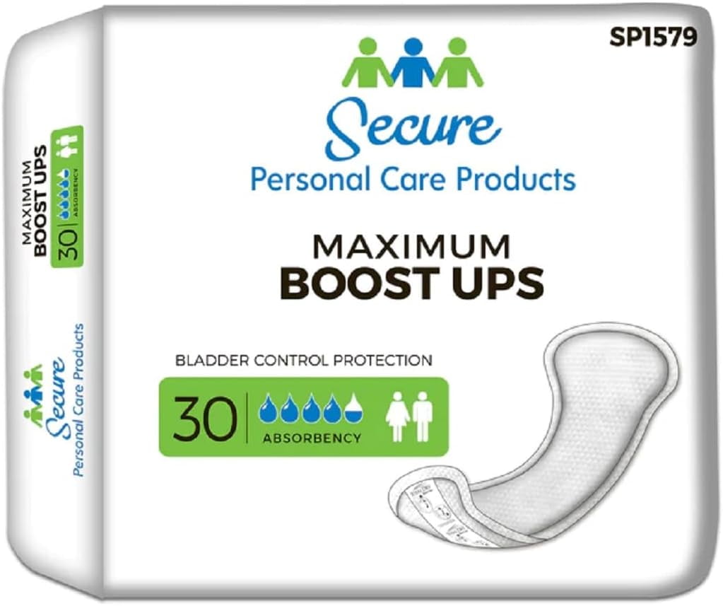 Secure Personal Care Booster Pad 13.8 Inch Length Heavy Absorbency Case of 120