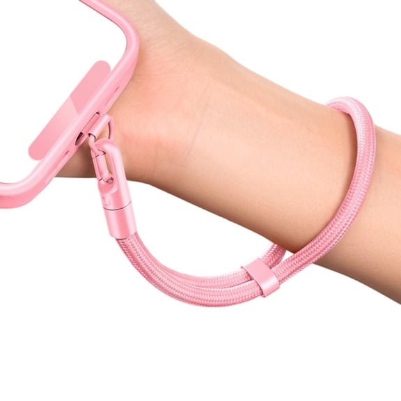 Secure Phone Holder Strap With Adjustable Metal Clip Stable Polyester Cord For Preventing Phone Loss Design Multiple Color