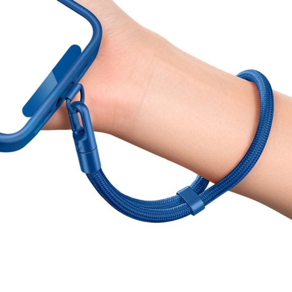 Secure Phone Holder Strap With Adjustable Metal Clip Stable Polyester Cord For Preventing Phone Loss Design Multiple Color