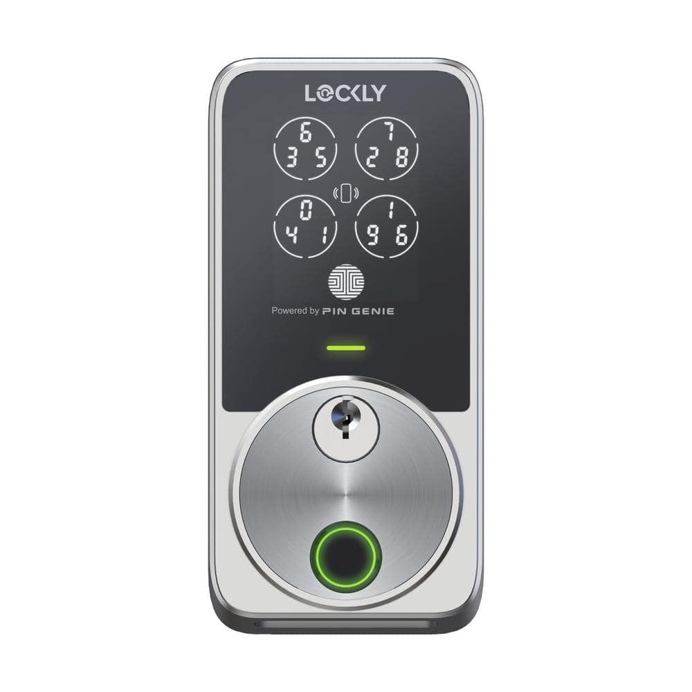 Secure Pro Zeno Series Satin Nickel Deadbolt WiFi Smart Lock Siri/Alexa ...