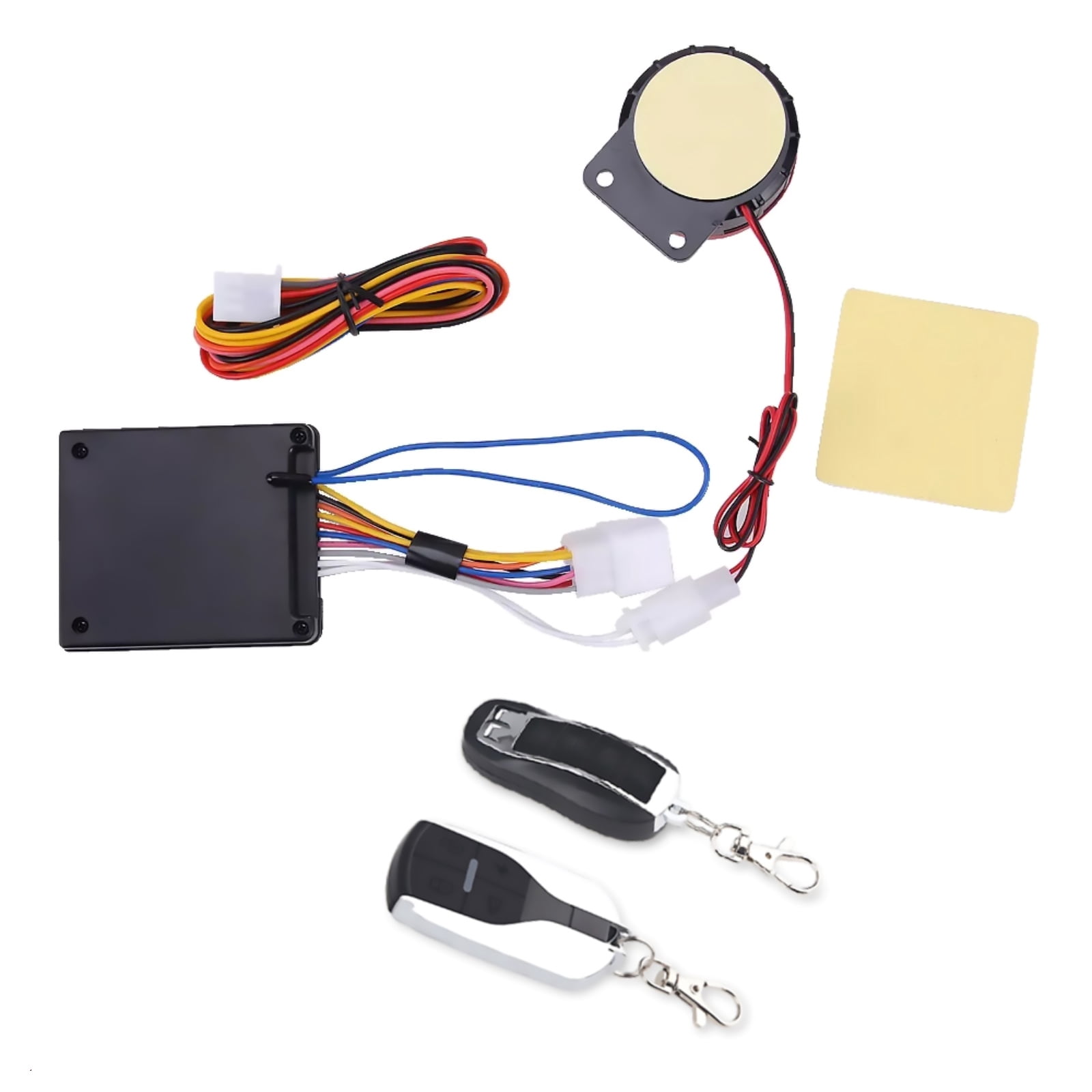 Secure Ride Black & Red ABS Motorcycle Alarm with 150m Remote Control Range