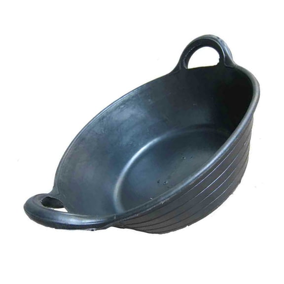 Secure Rubber Feeding Bowl Trough For Multiple Horses Easy To Clean