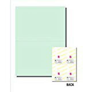 Secure Rx Prescription Form Laser-Print Paper w Hrz Perforation, Green 24-lb, 8.5" x 11" (SGP-24-Rx) - Case of 2500 Sheets