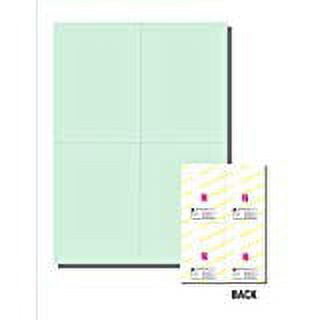 Secure Rx Prescription Form Laser-Print Paper w Vrt & Hrz Perforations, Green 24-lb, 8.5" x 11" (SGP-24-Rx) - 500 Sheets