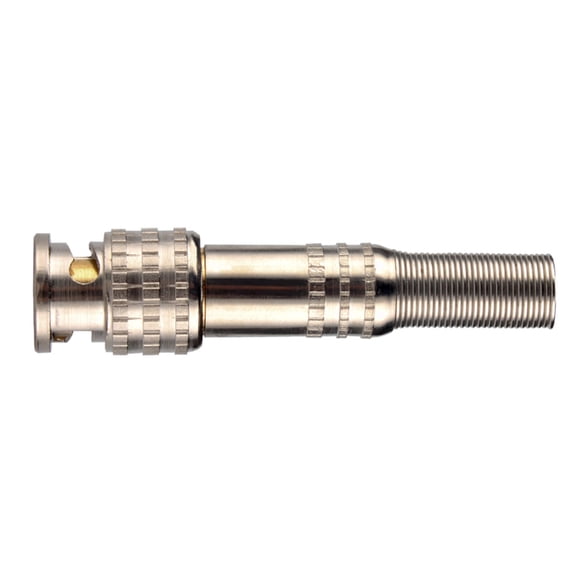 BNC Video Male Connectors Video Connection Solderfree Screw-lock Coaxials Adapters for CCTV Cameras