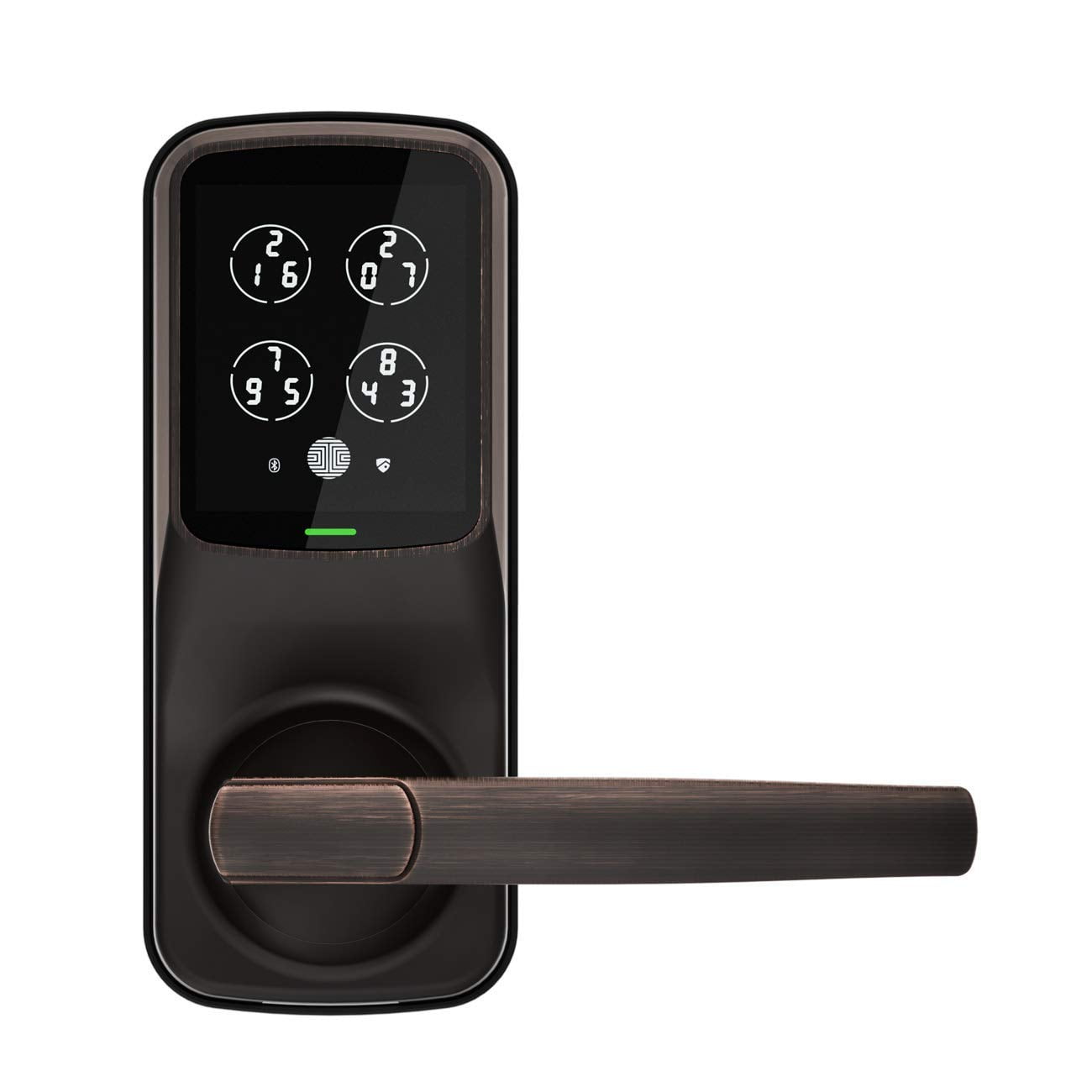 The SwitchBot Lock and Keypad Touch is possibly your best option