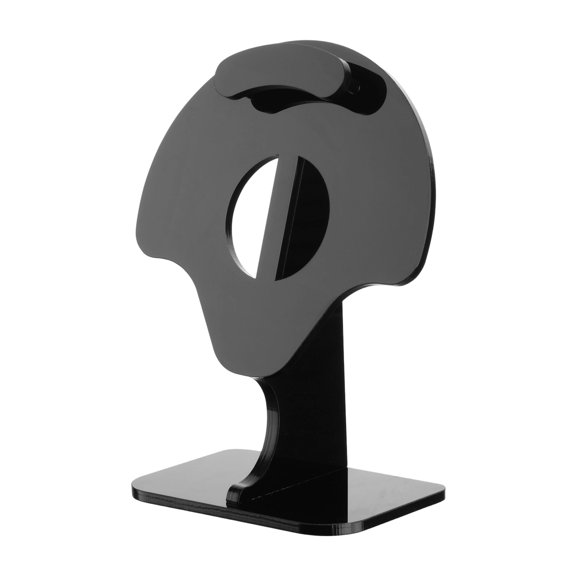 Secure Sports Headphone Docking Holder Base Ergonomic Angled With Nonslip Pad And Convenient Charging Access