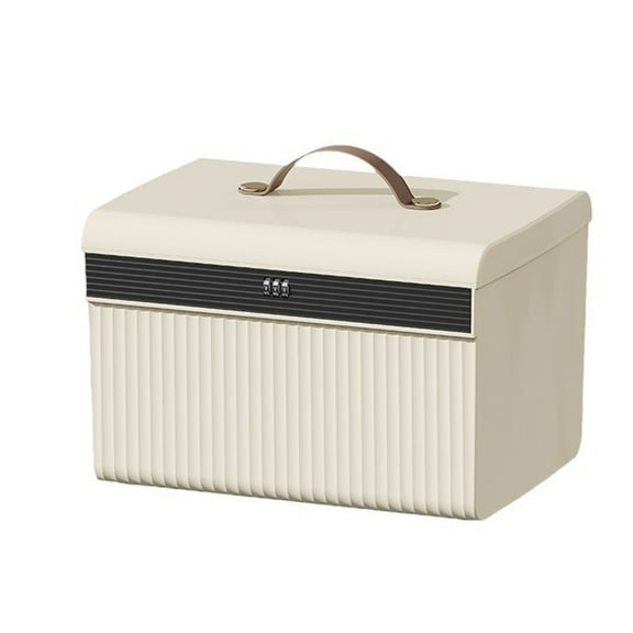 Secure Storage Box with Combination Lock Personal Items and Valuables Organiser