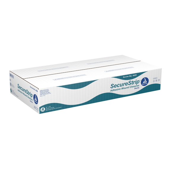 Secure Strip Closure Flexible Skin Strip .5 x 4" Sterile 3525, 50 Ct